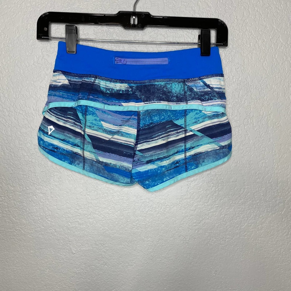 Ivivva speed running shorts blue size 10